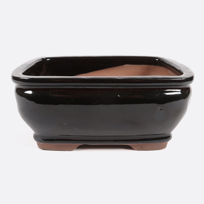 Bonsaischale 16.5 x 12.5 x 7.5 cm, schwarz