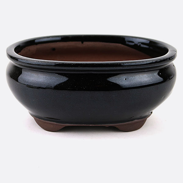 Bonsaischale 16 x 12.5 x 7 cm, schwarz