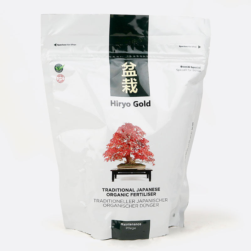 bonsai welcher dünger Hiryo Gold PFLEGE 1 KG, N6/P4/K4+Fe