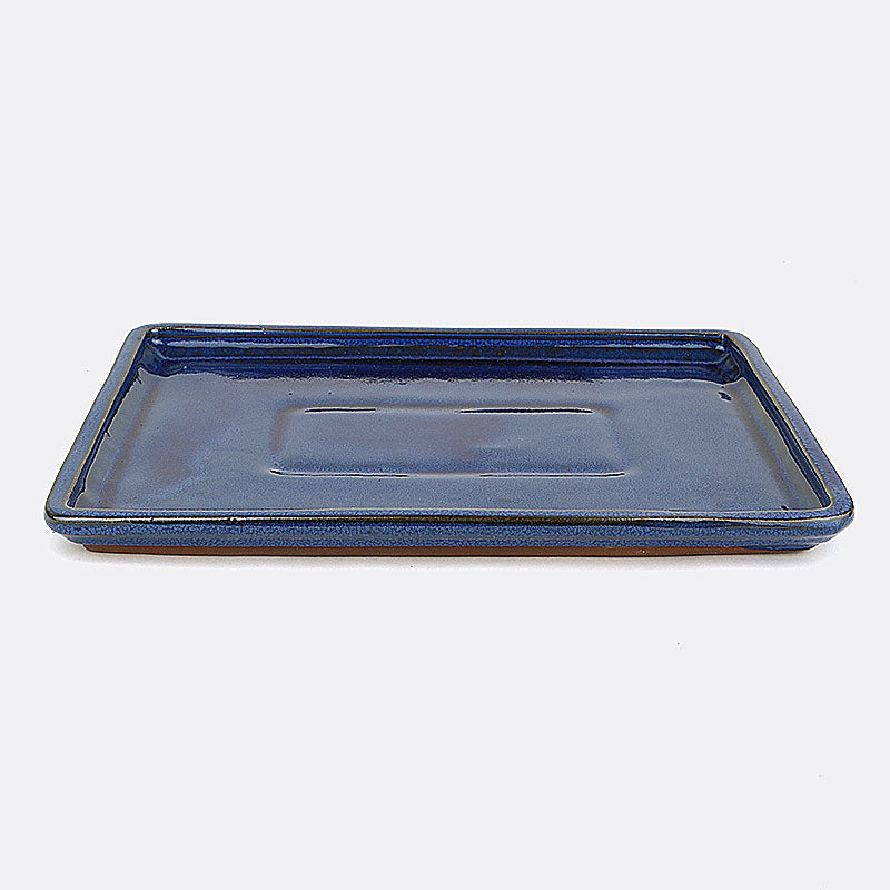 Unterteller aus Keramik 26 cm, blau
