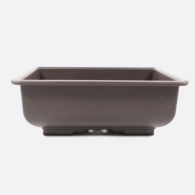 kunststoff bonsai Bonsaischale Kunststoff 21.5 x 15.5 x 7.5 cm mit Drahtaussparung