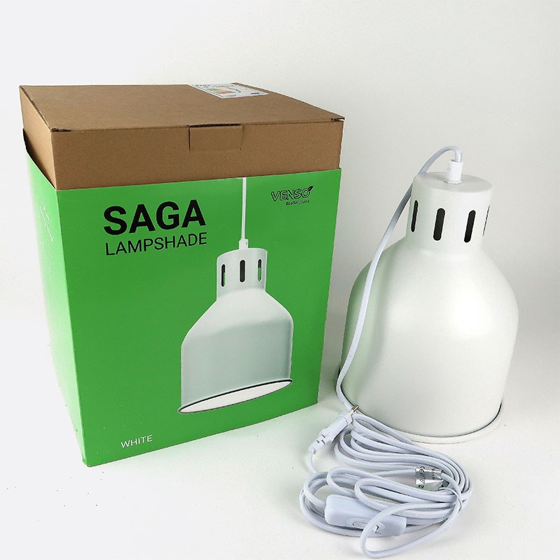Lampenschirm zu E27 LED-Pflanzenlampe in weiss, anthrazit, schwarz ode