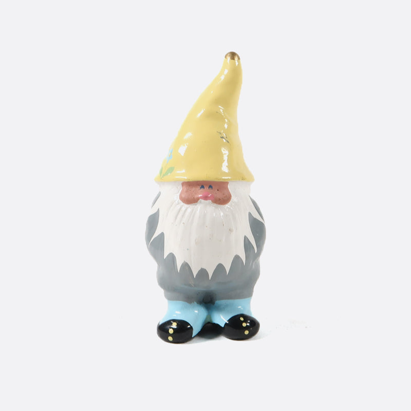 Tomte - Weihnachtswichtel mit gelber Mütze, 5 cm