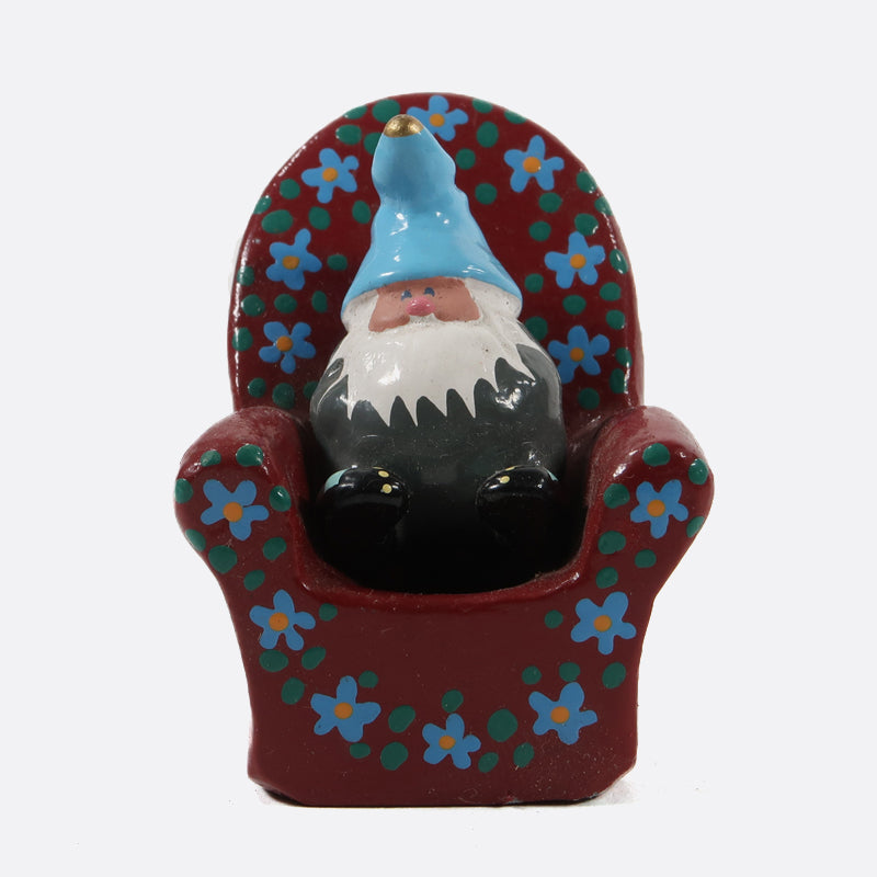 Tomte mit Sessel - Weihnachtswichtel