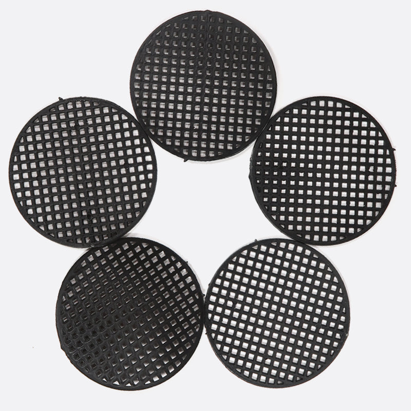 Gitterli zum Abdecken der Abflusslöcher in Bonsaischalen, 5 cm, 5 Stück