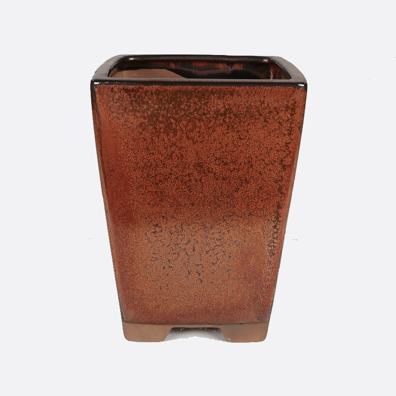 Bonsaischale 14 x 14 x 19 cm, kupfer