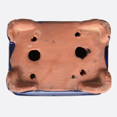 Bonsaischale 19 x 14 x 7 cm, blau