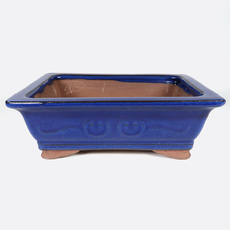Bonsaischale 26 x 20 x 9 cm, blau