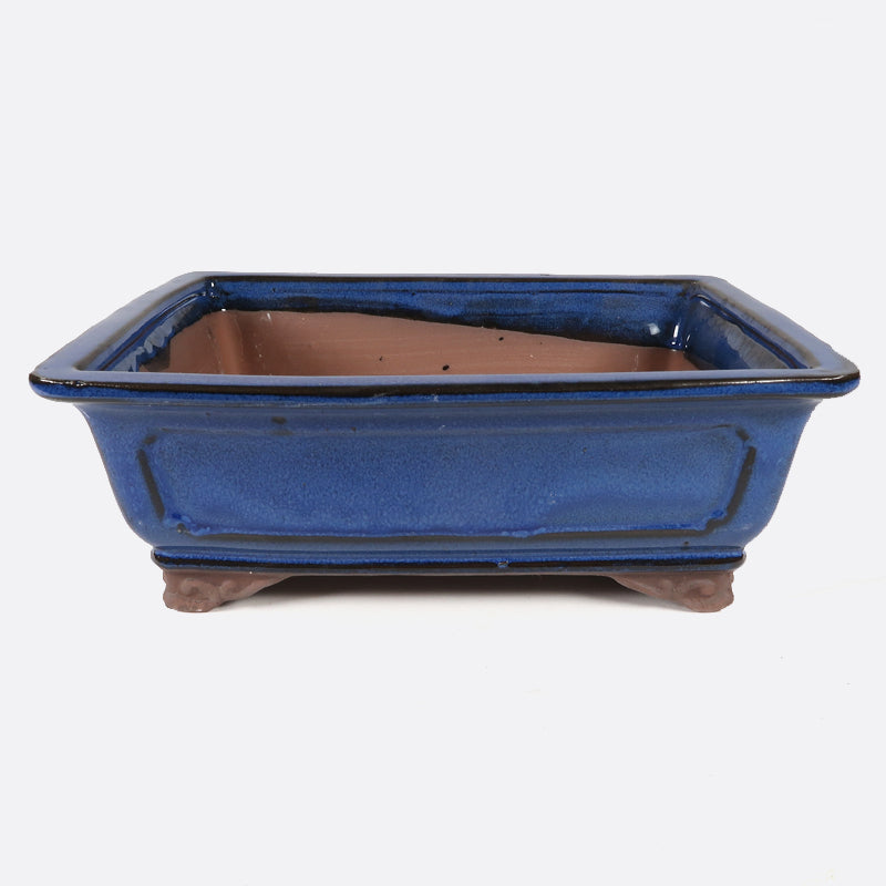 Bonsaischale 26.5 x 21 x 9 cm, blau