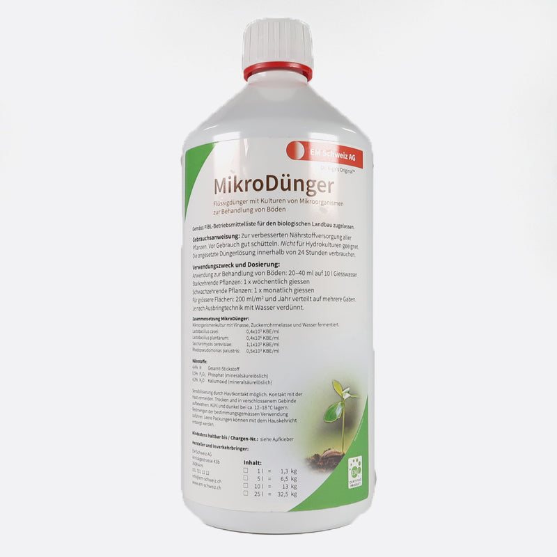 MikroDünger - Düngung mit Mikroorganismen 1L