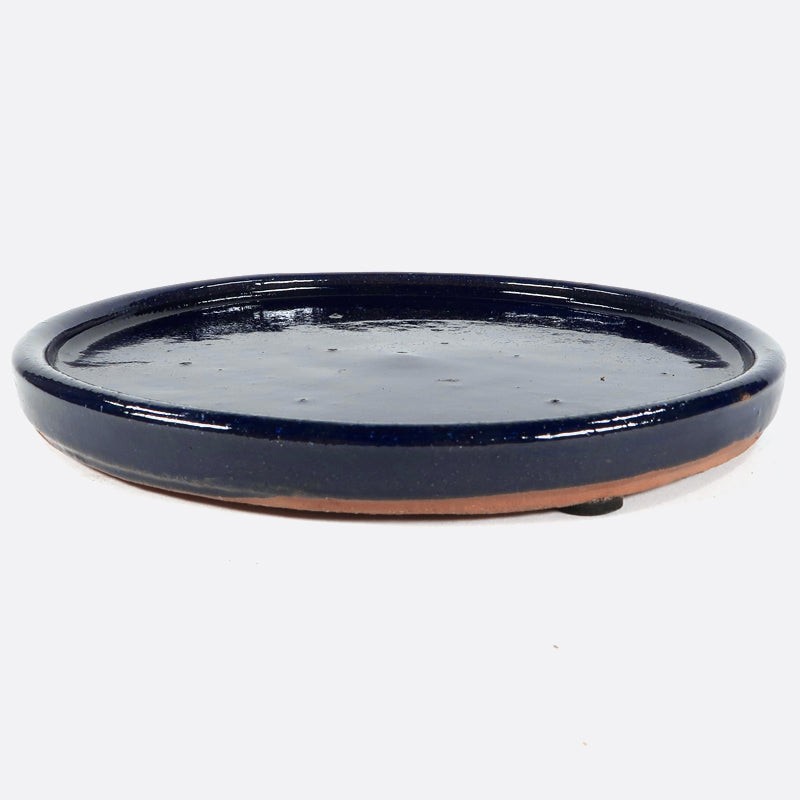 Unterteller aus Keramik 21.5 cm, blau