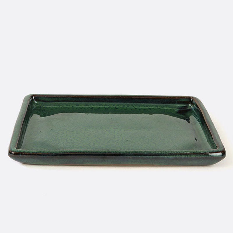 Unterteller aus Keramik 16 cm, grün