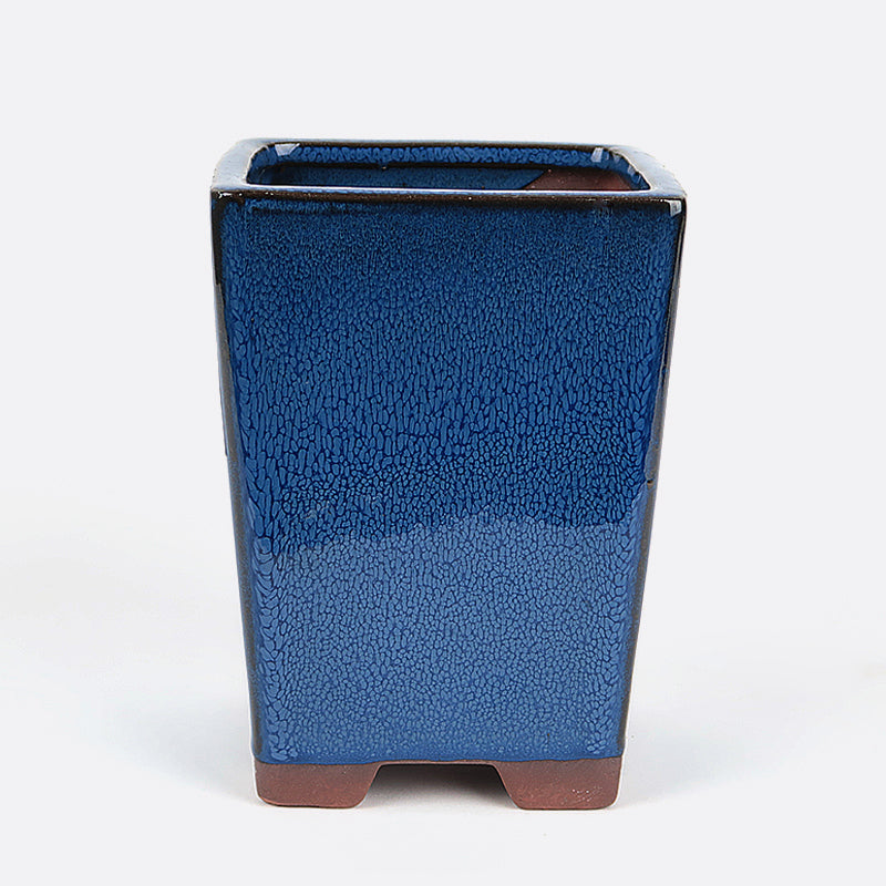 Bonsaischale 10.5 x 10.5 x 15 cm, blau | Bonsai.ch E-Commerce GmbH.