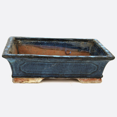 Bonsaischale gebraucht, 28 x 17 x 8 cm, blau | Bonsai.ch E-Commerce GmbH.
